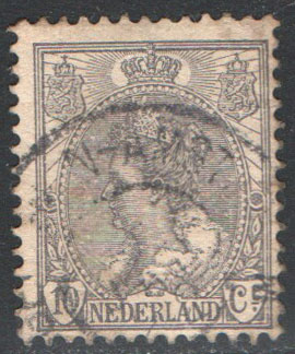 Netherlands Scott 67 Used